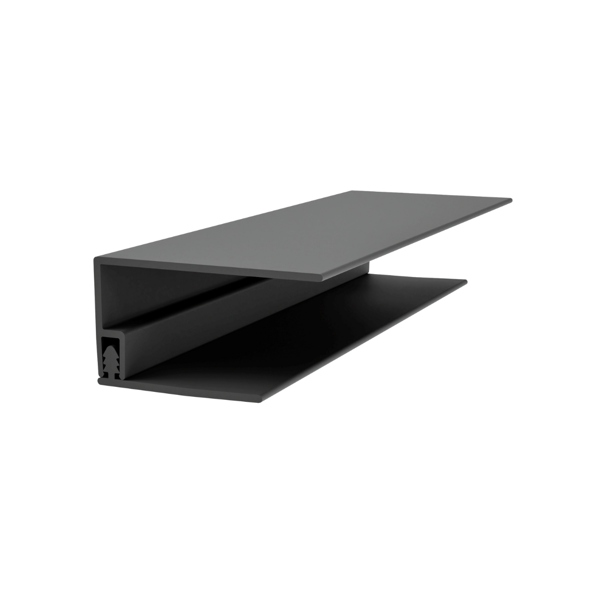 2 PC Quick Click Aluminum J-Trim 2